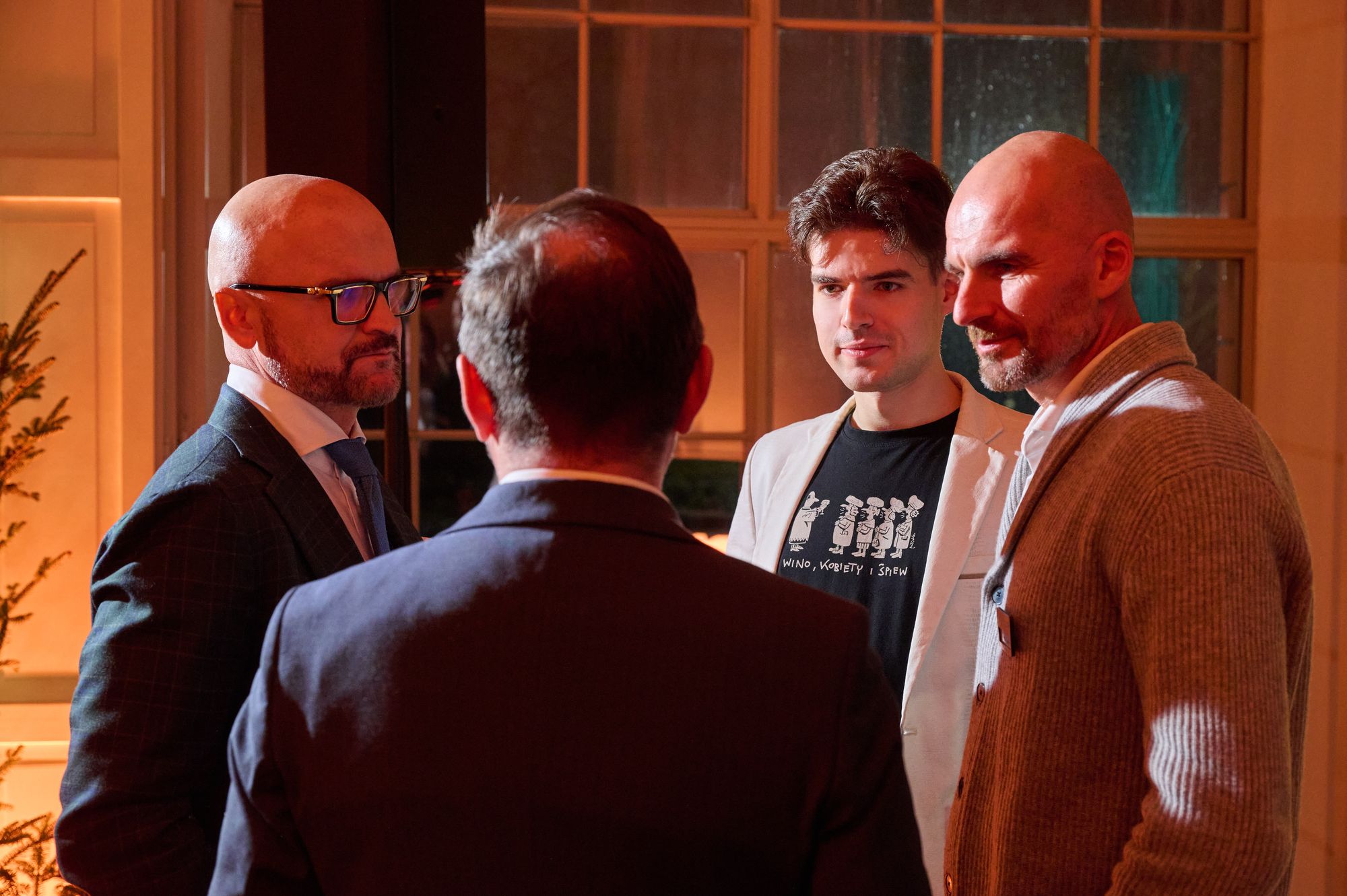 Petros Psyllos in a business conversation